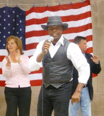 Lloyd Marcus onstage