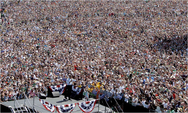 Obama throng Obama throng