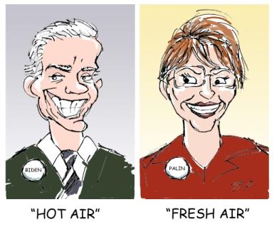 Camparison shopping Palin and Biden