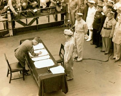 Japan surrenders Japan surrenders