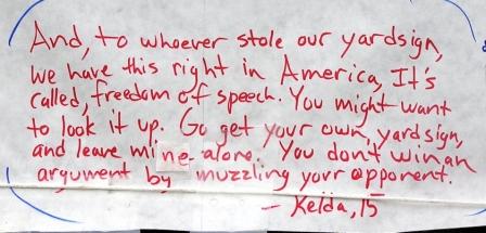 message to vandals