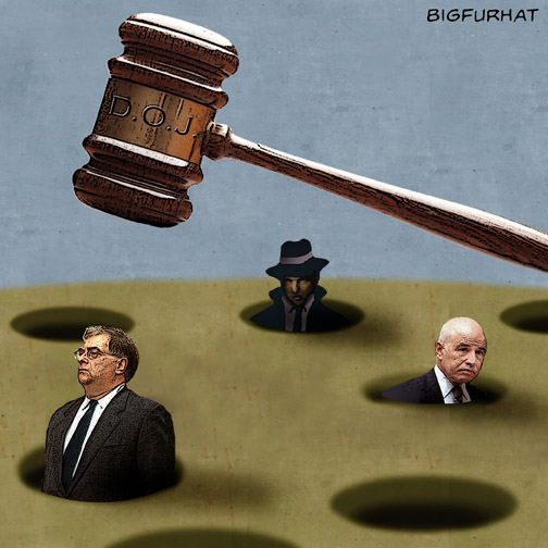 DoJ whack-a mole DoJ whack-a mole